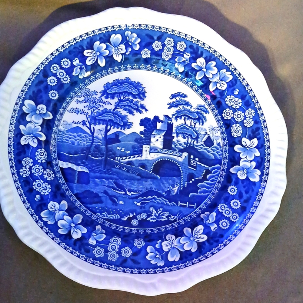 Spode "BLUE TOWER" 10 3/4" plate